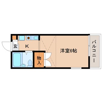 間取図 近鉄大阪線（近畿）/大和八木駅 徒歩4分 2階 築29年