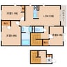 近鉄南大阪線/岡寺駅 徒歩12分 1階 築13年 3LDKの間取り
