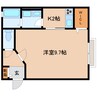 近鉄大阪線（近畿）/大和八木駅 徒歩4分 2階 築11年 1Kの間取り