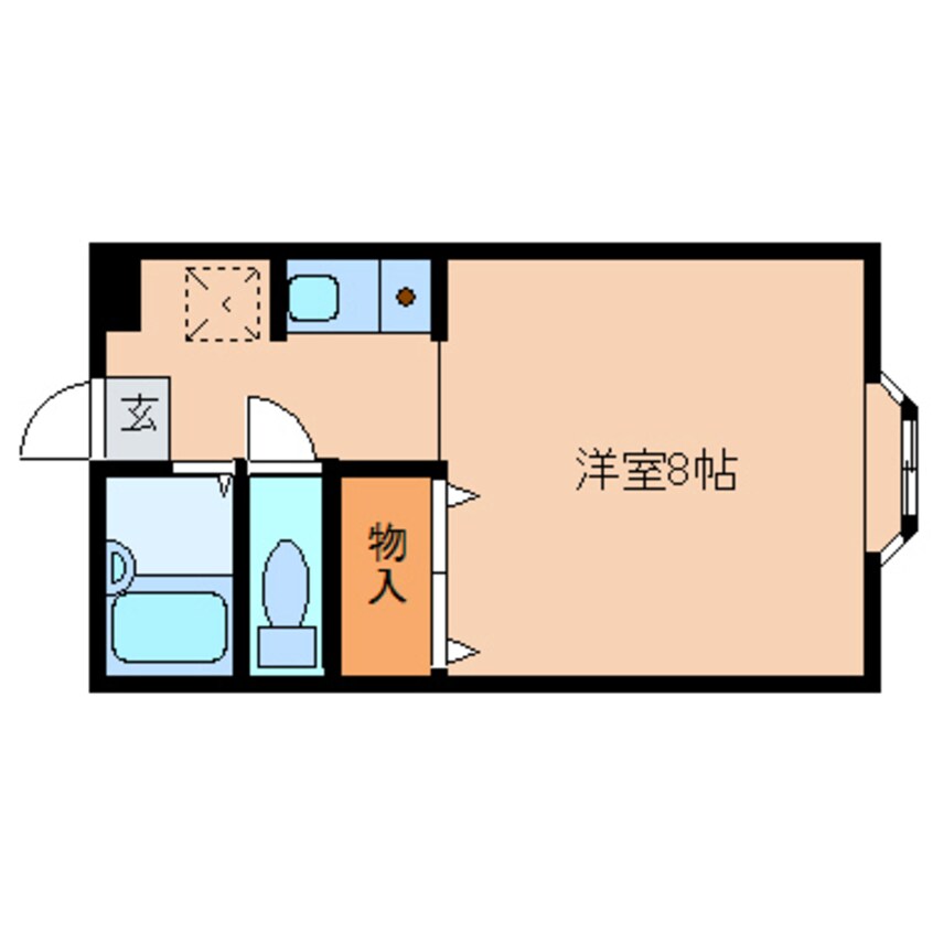 間取図 近鉄南大阪線/橿原神宮西口駅 徒歩3分 2階 築27年