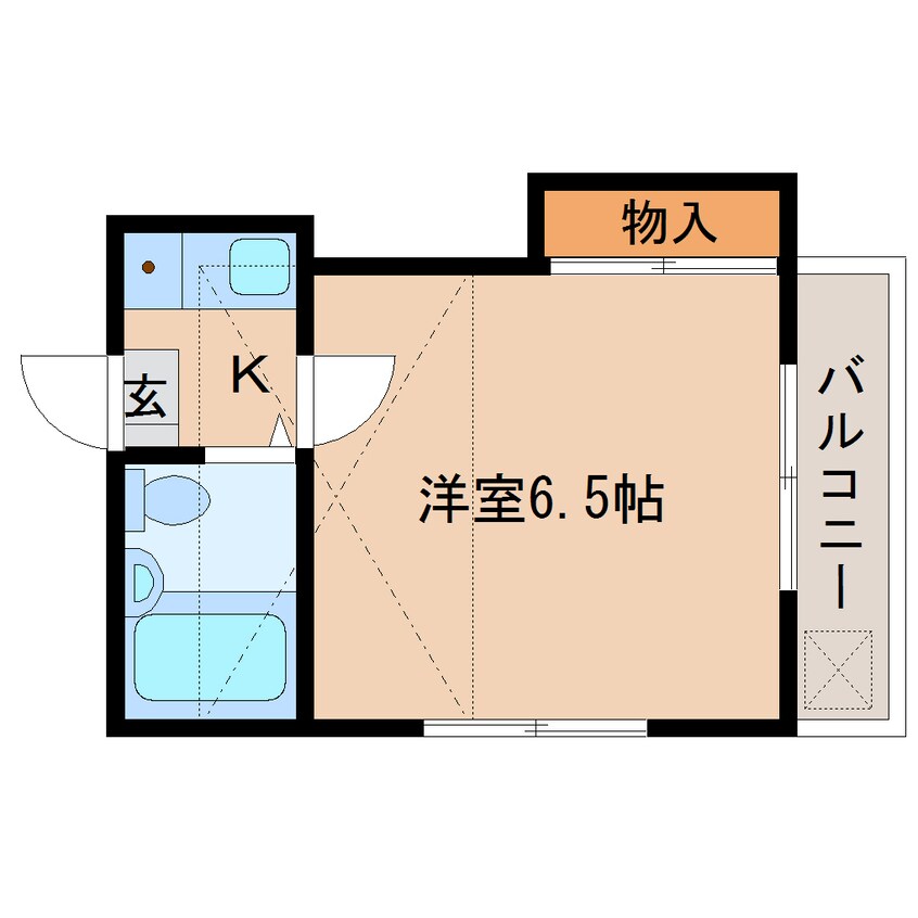 間取図 近鉄南大阪線/橿原神宮前駅 徒歩12分 2階 築34年