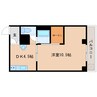 近鉄大阪線（近畿）/耳成駅 徒歩1分 4階 築40年 1DKの間取り