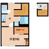 近鉄橿原線/田原本駅 徒歩15分 2階 築17年 1Kの間取り