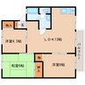 近鉄大阪線（近畿）/大和八木駅 徒歩11分 1階 築31年 3LDKの間取り