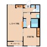 近鉄橿原線/田原本駅 徒歩18分 2階 築16年 1LDKの間取り