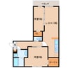 近鉄大阪線（近畿）/真菅駅 徒歩12分 2階 築4年 2LDKの間取り