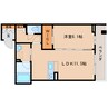 近鉄南大阪線/橿原神宮前駅 徒歩5分 3階 築4年 1LDKの間取り