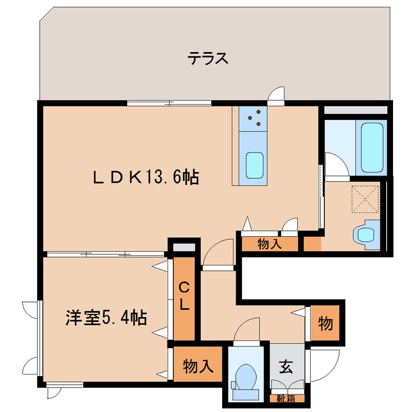 間取図 近鉄橿原線/八木西口駅 徒歩16分 1階 築3年