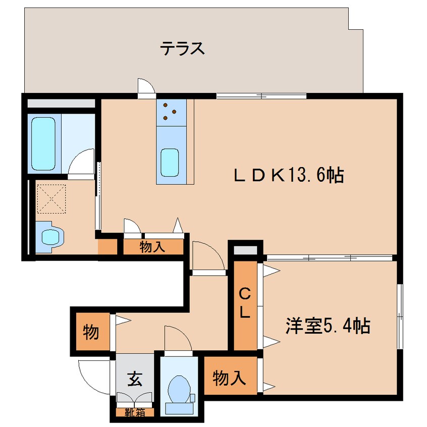 間取図 近鉄橿原線/八木西口駅 徒歩16分 1階 築4年