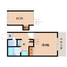 近鉄橿原線/八木西口駅 徒歩5分 2階 築23年 1Kの間取り