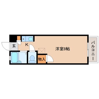 間取図 近鉄南大阪線/坊城駅 徒歩12分 2階 築31年