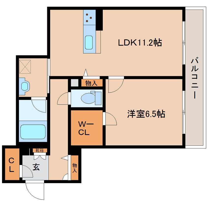 間取図 近鉄大阪線（近畿）/大和八木駅 徒歩12分 2階 1年未満