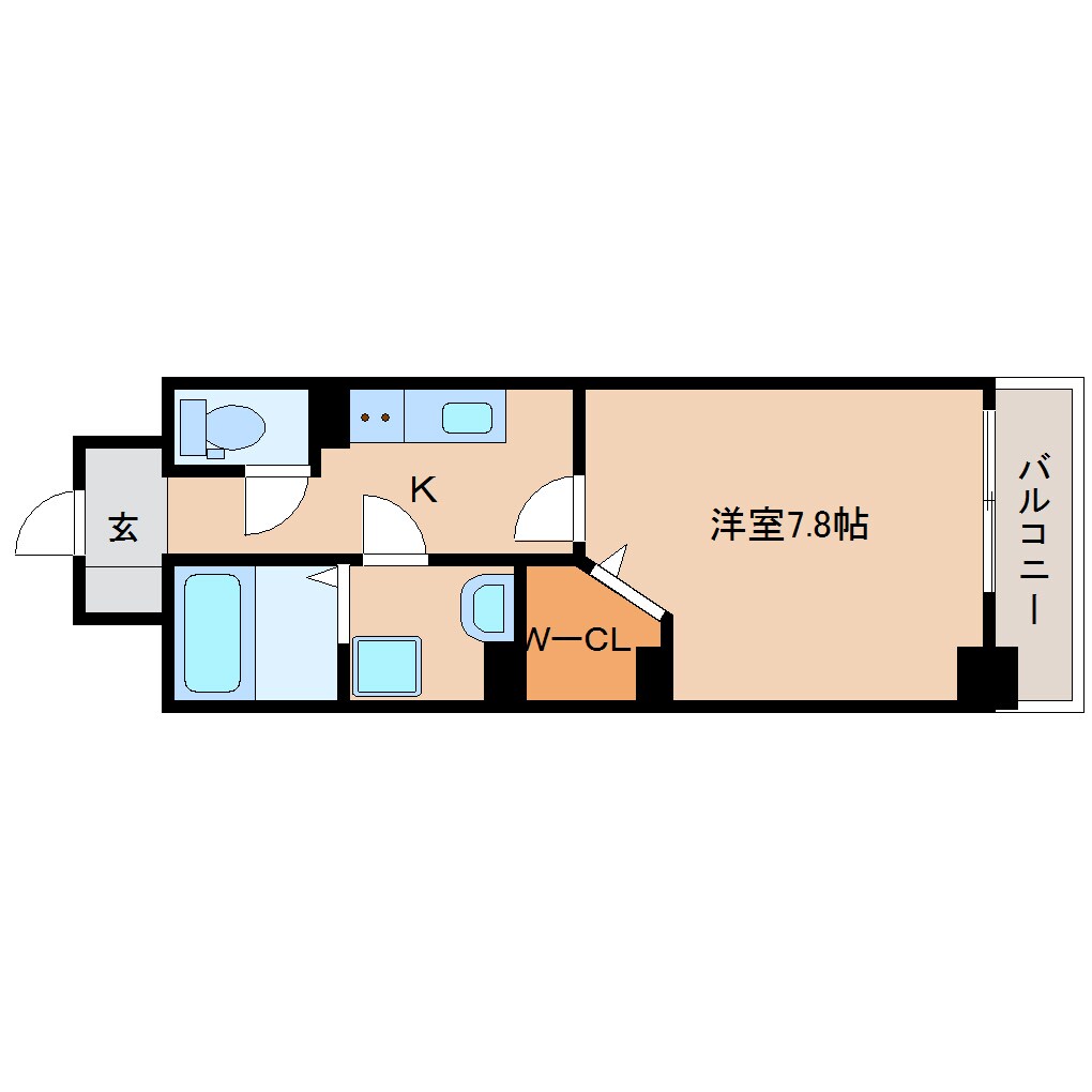 間取り図 近鉄橿原線/新ノ口駅 徒歩8分 1階 1年未満