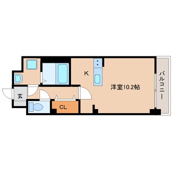 間取図 近鉄橿原線/新ノ口駅 徒歩8分 1階 建築中