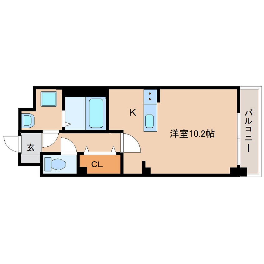 間取図 近鉄橿原線/新ノ口駅 徒歩8分 1階 1年未満