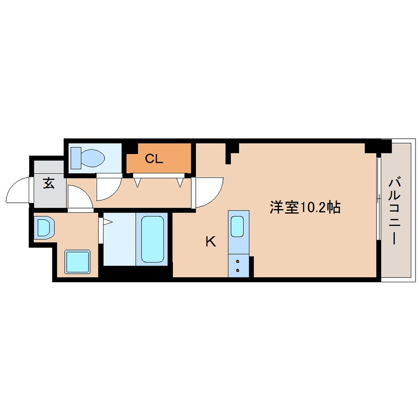 間取図 近鉄橿原線/新ノ口駅 徒歩8分 1階 建築中