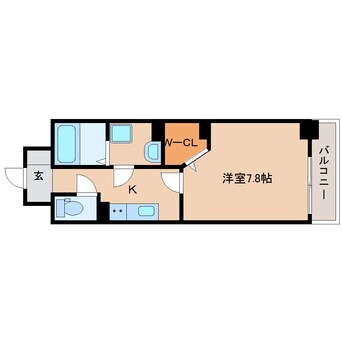 間取図 近鉄橿原線/新ノ口駅 徒歩8分 1階 1年未満