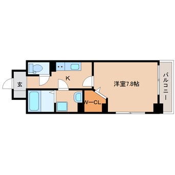 間取図 近鉄橿原線/新ノ口駅 徒歩8分 1階 1年未満