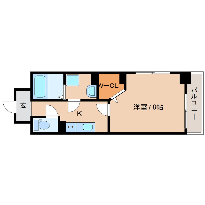 間取図 近鉄橿原線/新ノ口駅 徒歩8分 3階 建築中