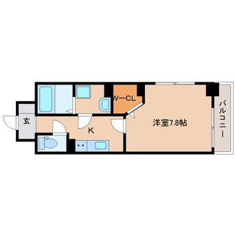 間取図 近鉄橿原線/新ノ口駅 徒歩8分 4階 建築中