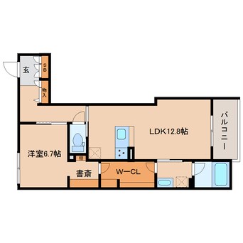 間取図 近鉄大阪線（近畿）/大和八木駅 徒歩4分 2階 1年未満