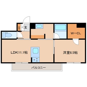 間取図 近鉄大阪線（近畿）/大和八木駅 徒歩9分 1階 1年未満