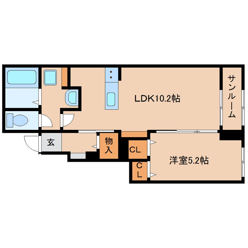 間取図 近鉄大阪線（近畿）/耳成駅 徒歩11分 1階 建築中