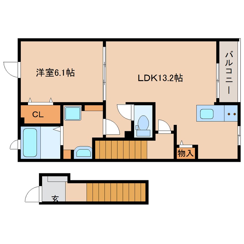 間取図 近鉄大阪線（近畿）/耳成駅 徒歩11分 2階 建築中