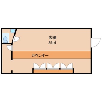 間取図 近鉄南大阪線/坊城駅 徒歩11分 1階 築31年