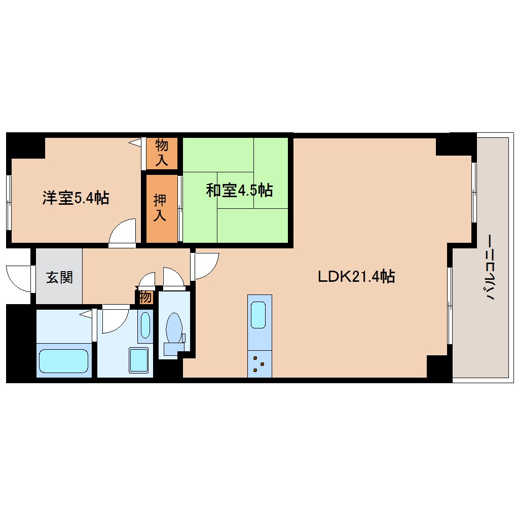 間取り図 近鉄南大阪線/橿原神宮西口駅 徒歩5分 1階 築33年