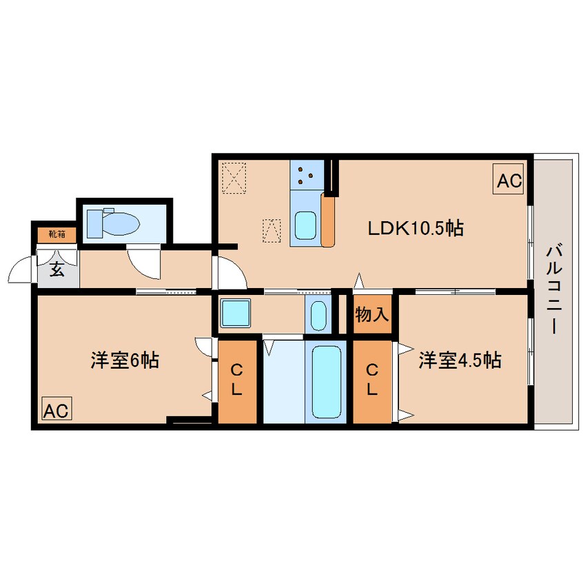 間取図 近鉄大阪線（近畿）/大和八木駅 徒歩12分 1階 建築中