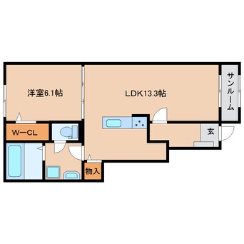 間取図 近鉄田原本線/但馬駅 徒歩11分 1階 建築中