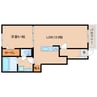近鉄橿原線/新ノ口駅 徒歩16分 1階 1年未満 1LDKの間取り