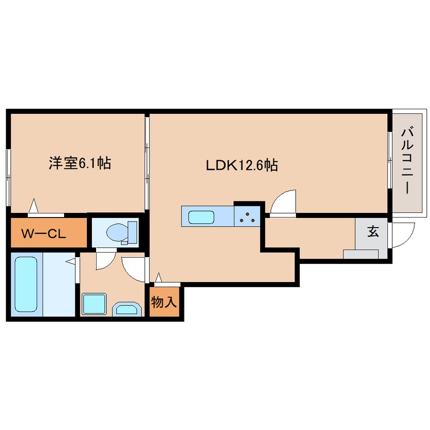 間取図 近鉄橿原線/新ノ口駅 徒歩16分 1階 1年未満