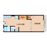 近鉄橿原線/八木西口駅 徒歩16分 2階 築33年 1LDKの間取り
