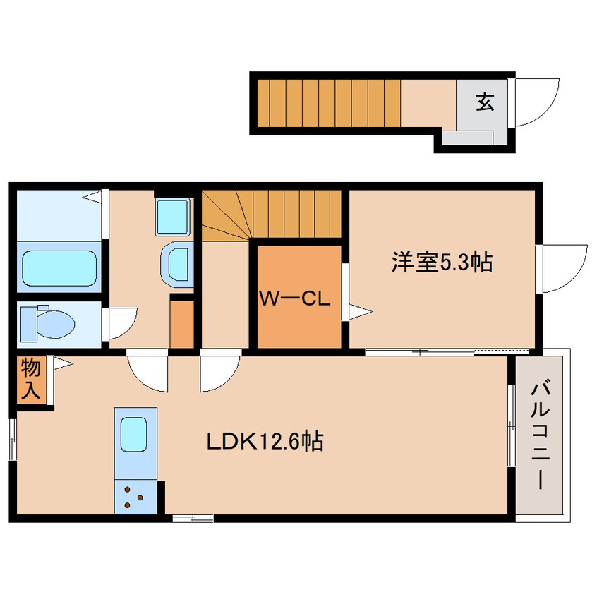 間取図 近鉄大阪線（近畿）/耳成駅 徒歩12分 2階 建築中