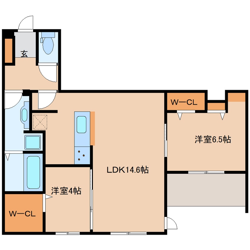 間取図 近鉄橿原線/田原本駅 徒歩14分 2階 建築中