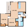 近鉄橿原線/田原本駅 徒歩14分 3階 1年未満 2LDKの間取り
