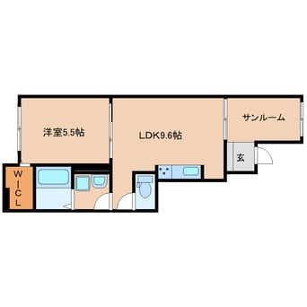 間取図 近鉄橿原線/八木西口駅 徒歩20分 1階 建築中