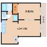 近鉄大阪線（近畿）/桜井駅 徒歩20分 1階 築33年 1LDKの間取り