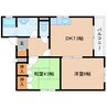 近鉄大阪線（近畿）/桜井駅 徒歩3分 3階 築37年 2DKの間取り