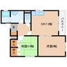 近鉄大阪線（近畿）/桜井駅 徒歩3分 3階 築37年 2DKの間取り