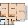 近鉄大阪線（近畿）/桜井駅 徒歩16分 1階 築28年 2LDKの間取り