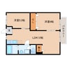 近鉄大阪線（近畿）/大福駅 徒歩10分 2階 築32年 2LDKの間取り
