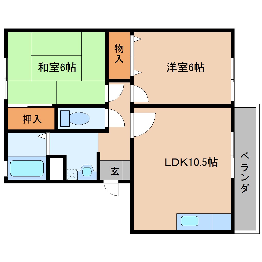 間取り図 近鉄大阪線（近畿）/桜井駅 徒歩11分 3階 築23年