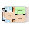 近鉄大阪線（近畿）/桜井駅 徒歩6分 6階 築29年 2DKの間取り