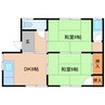 近鉄大阪線（近畿）/桜井駅 徒歩21分 2階 築39年 2DKの間取り