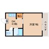 近鉄大阪線（近畿）/桜井駅 徒歩8分 3階 築35年 1DKの間取り