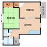 近鉄大阪線（近畿）/桜井駅 徒歩16分 2階 築30年 2DKの間取り