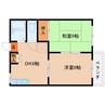 近鉄大阪線（近畿）/桜井駅 徒歩10分 2階 築35年 2DKの間取り